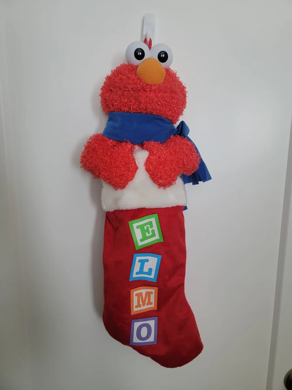 plush Elmo Christmas stocking